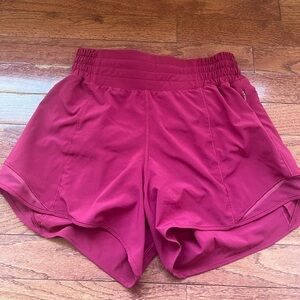 Lululemon high rise 4 inch shorts size 4